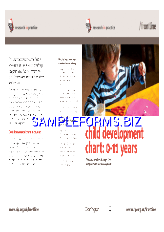 Baby Development Chart Pdf